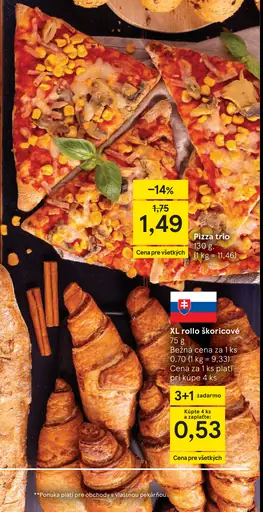 Pizza trio