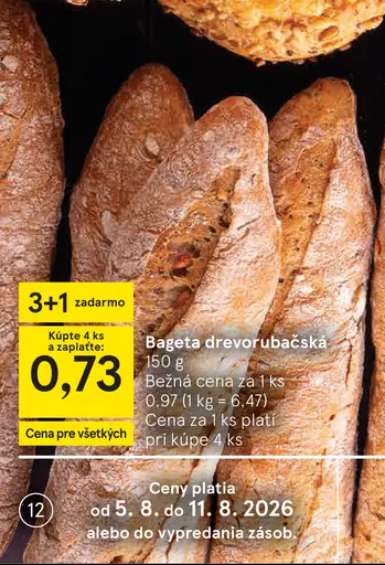 Bageta drevorubačská stredná