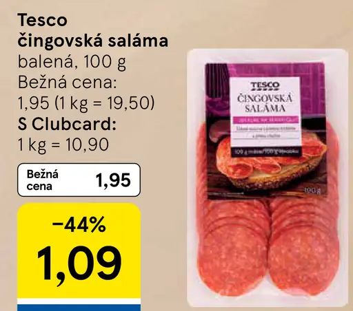 Tesco Čingovská saláma