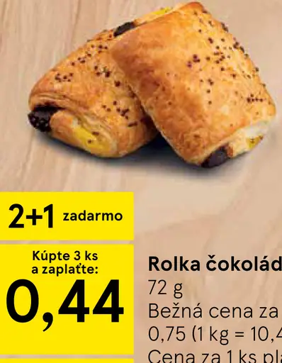 Rolka čokoláda – puding