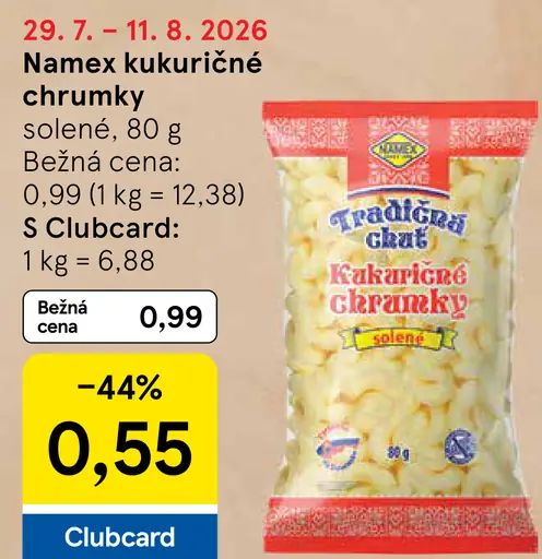 Namex Kukuričné chrumky solené