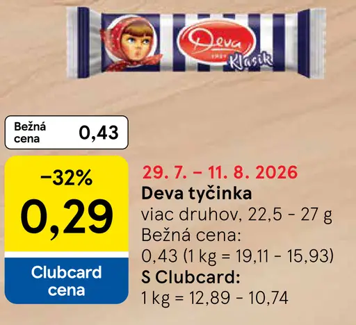 Deva tyčinka, viac druhov