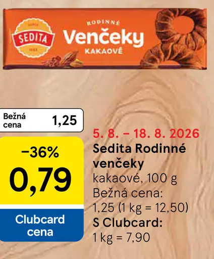 Sedita Rodinné Venčeky kakaové