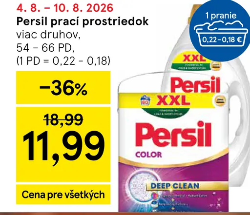 Persil prací prostriedok viac druhov
