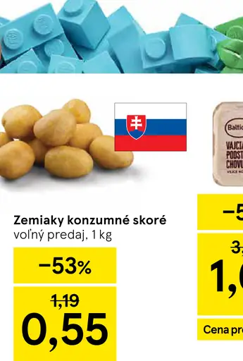 Zemiaky konzumné skoré