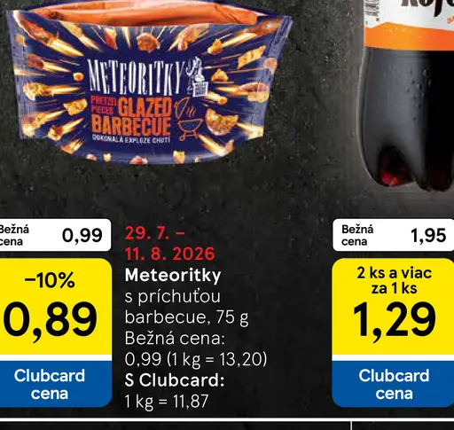 Meteorityky s príchuťou barbecue