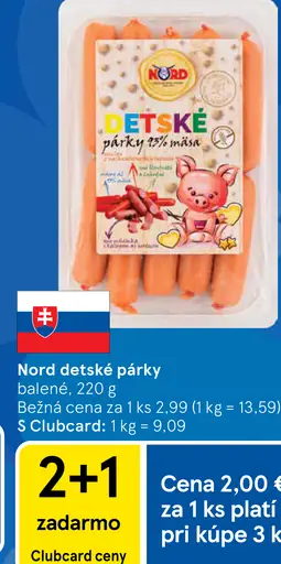Nord Detské párky