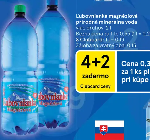 Ľubovnianka magnéziová minerálna voda