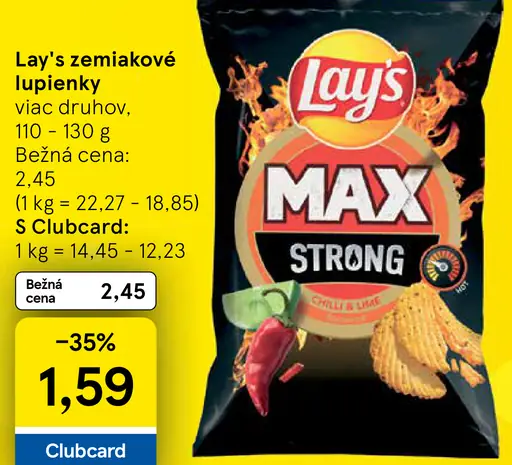 Lay's zemiakové lupienky