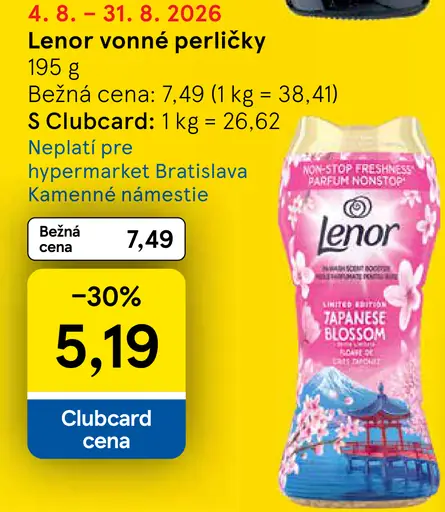 Lenor vonné perličky