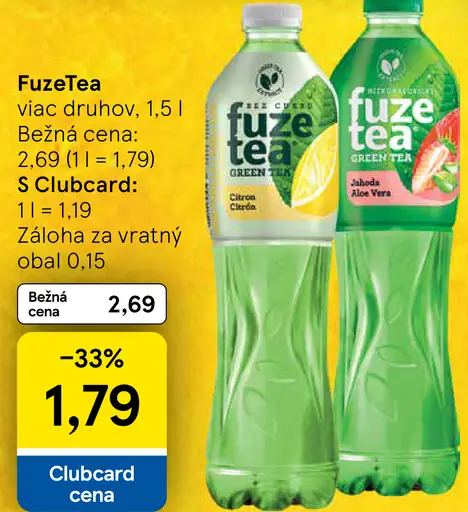 FuzeTea viacej druhov