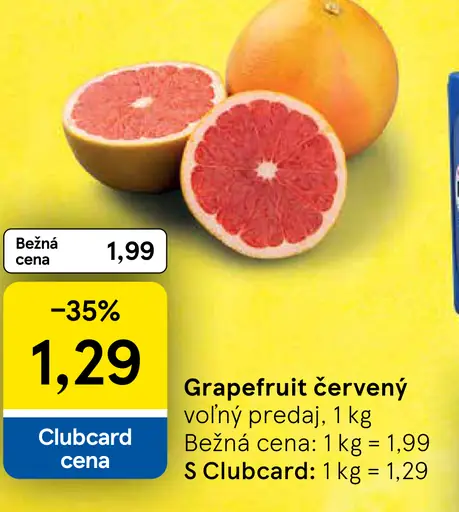 Grapefruit červený