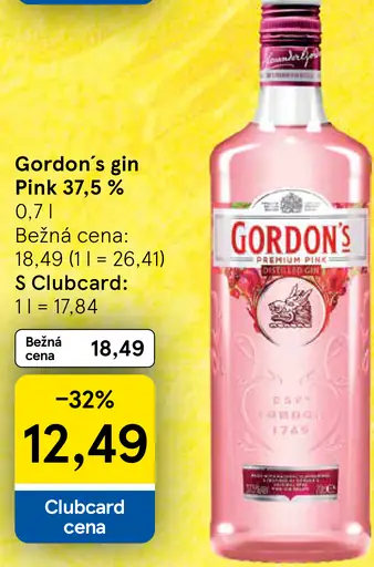 Gordon’s gin Pink 37,5 %