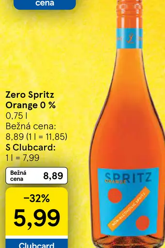 Zero Spritz Orange 0%