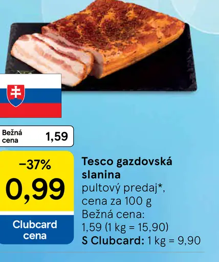 Tesco Gazdovská slanina