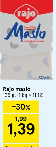 Rajo Tradičné maslo z lahodnej smotany