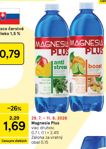 Magnesia Plus rôzne druhy: Anti Stress, Boost