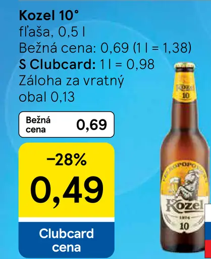 Kozel 10°