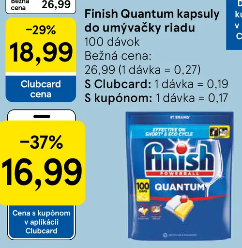 Finish Quantum kapsuly do umývačky riadu
