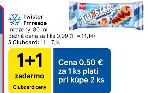 Twister Frrreeze mrazený dezert