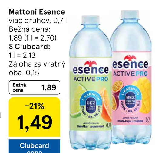 Mattoni Essence – rôzne druhy