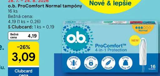 O.B. ProComfort Normal tampóny