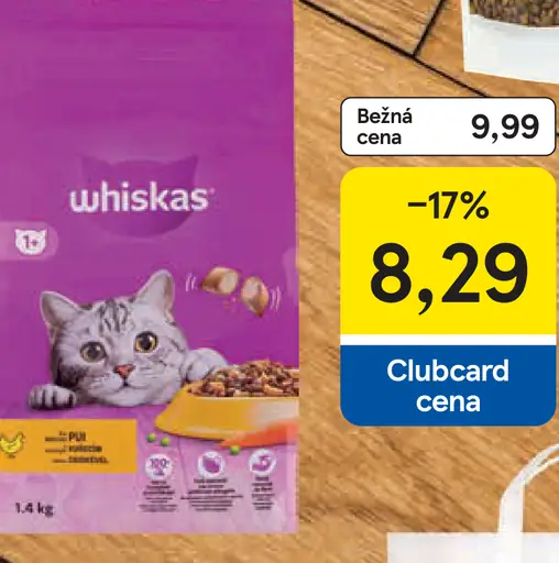 Whiskas granuly pre mačky