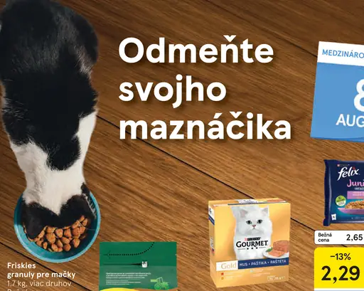 Gourmet jemná paštéta pre mačky