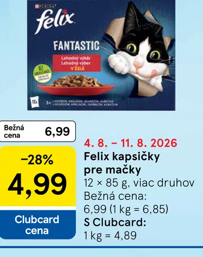Felix kapsičky pre mačky