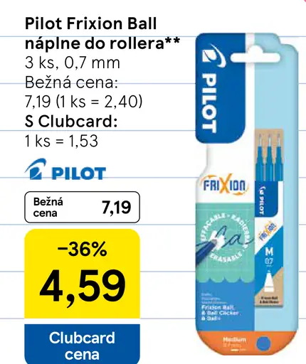 Pilot FriXion Ball náplne do rollera