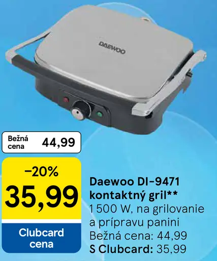 Daewoo DI-9471 kontaktný gril