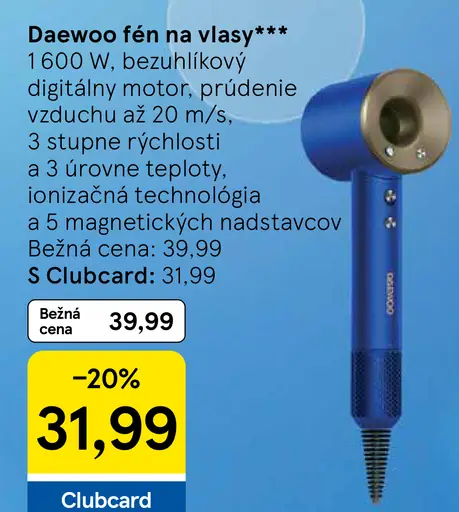 Daewoo fén na vlasy