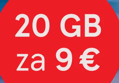 Tesco mobile dátový balíček 20 GB s Clubcard