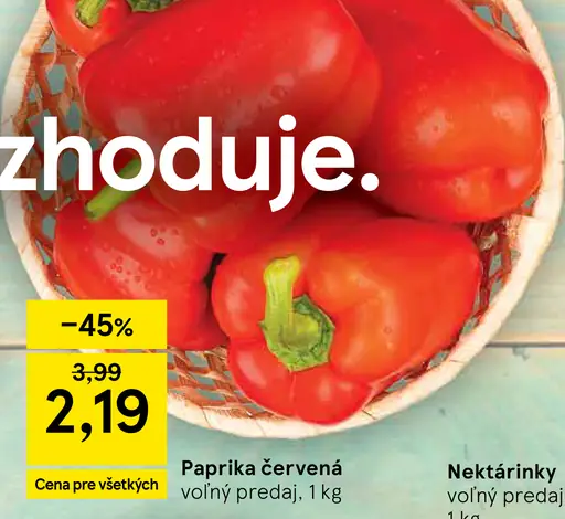 Paprika červená