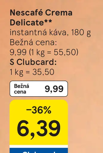 Nescafé Crema instantná káva
