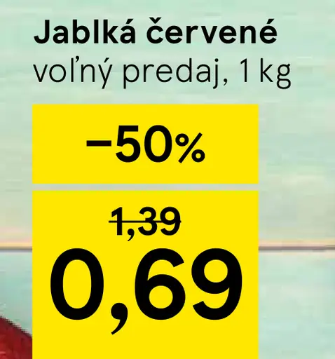 Červené jablká