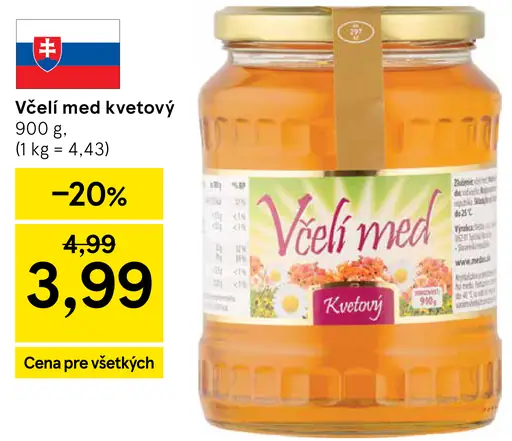Včelí med kvetový
