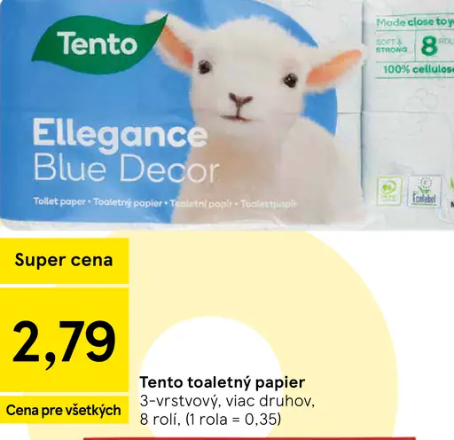 Tento toaletný papier