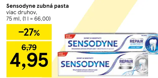 Sensodyne zubná pasta