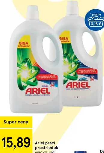 Ariel prací prostriedok