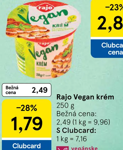Rajo Vegan Krém