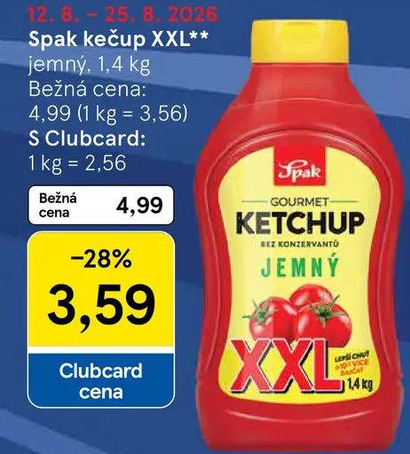 Spak kečup jemný XXL