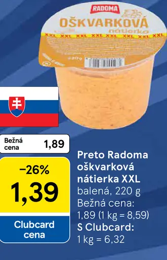 Preto Radoma oškvarková nátierka XXL