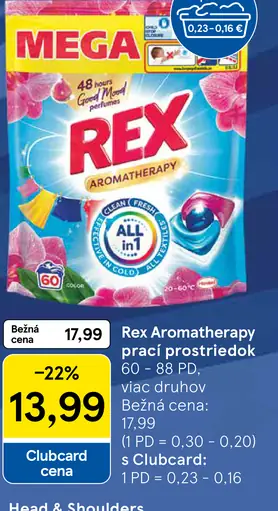 Rex Aromatherapy prací prostriedok