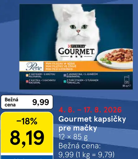 Purina Gourmet kapsičky pre mačky