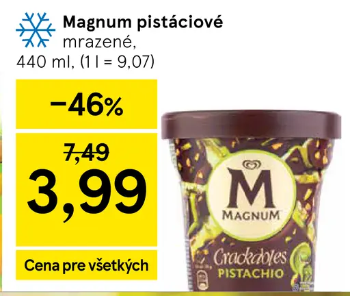 Magnum pistáciové mrazené