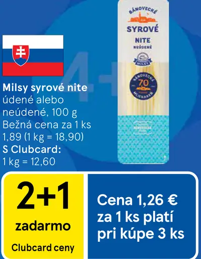 Bánovecké syrové nite, údené alebo neúdené