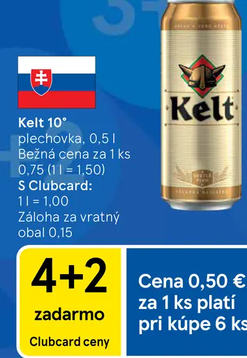 Kelt 10° plechovka