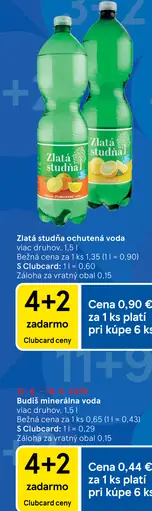 Zlatá studňa ochutená voda