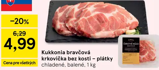 Kukkonia bravčová krkovička bez kosti